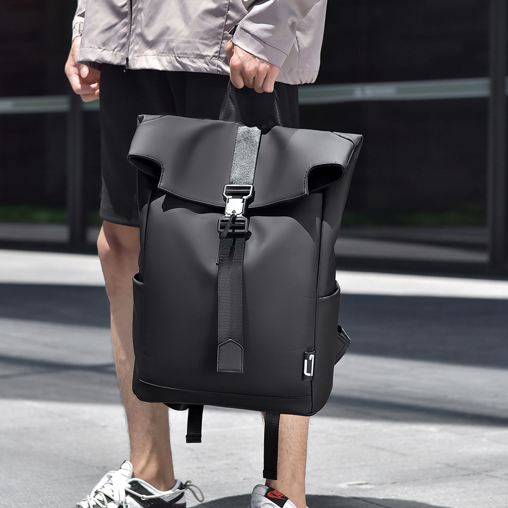 Rolltop Rucksack für Herren ⎜ Robuster und geräumiger Begleiter für Arbeit, Freizeit und Reisen