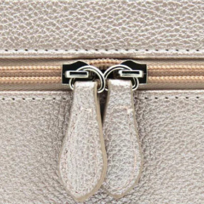 Kosmetiktasche für Damen ⎜ Wasserabweisendes Design mit Integriertem Spiegel und Praktischem Tragegriff