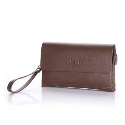 Leder Handtasche für Herren ⎜ Elegante Umhängetasche mit praktischer Faltklappe und stilvollem Design