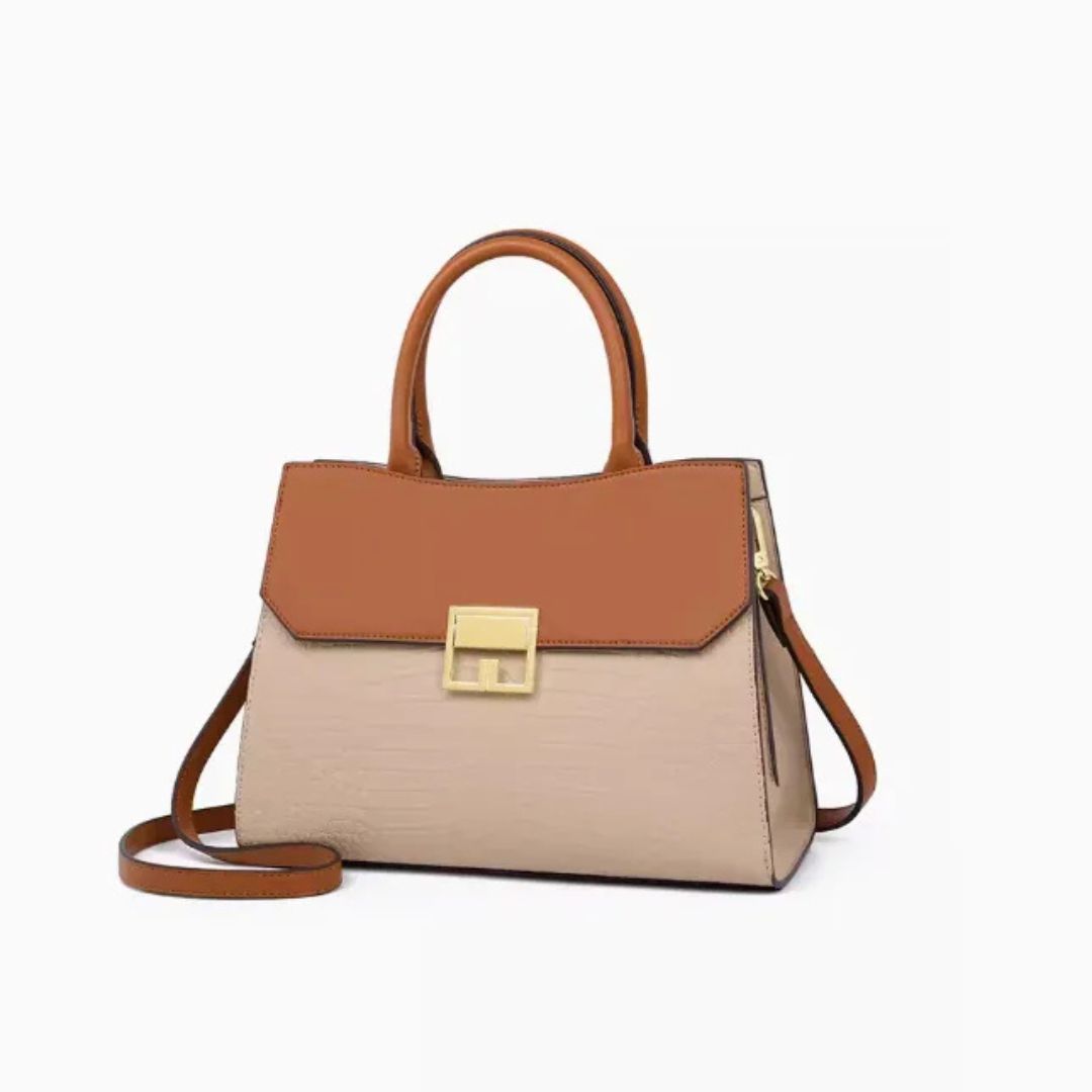 Tasche mit Drehverschluss ⎜ Elegantes Design und viel Stauraum für den Alltag