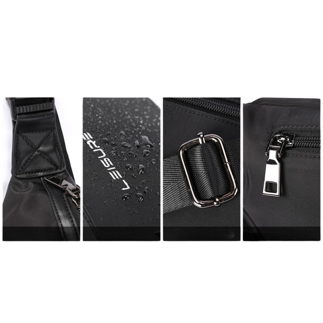 Bauchtasche für Herren ⎜ Leichtes Design mit Großer Kapazität und Verstellbarem Gurt für Unterwegs