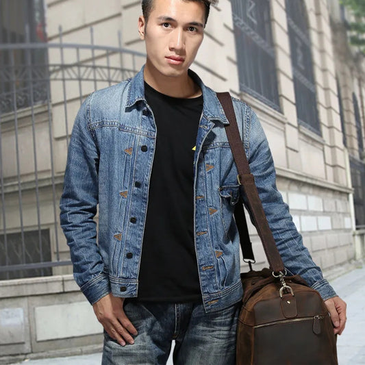 Reisetasche für Herren ⎜ Vintage-Leder mit großzügigem Stauraum und praktischen Fächern