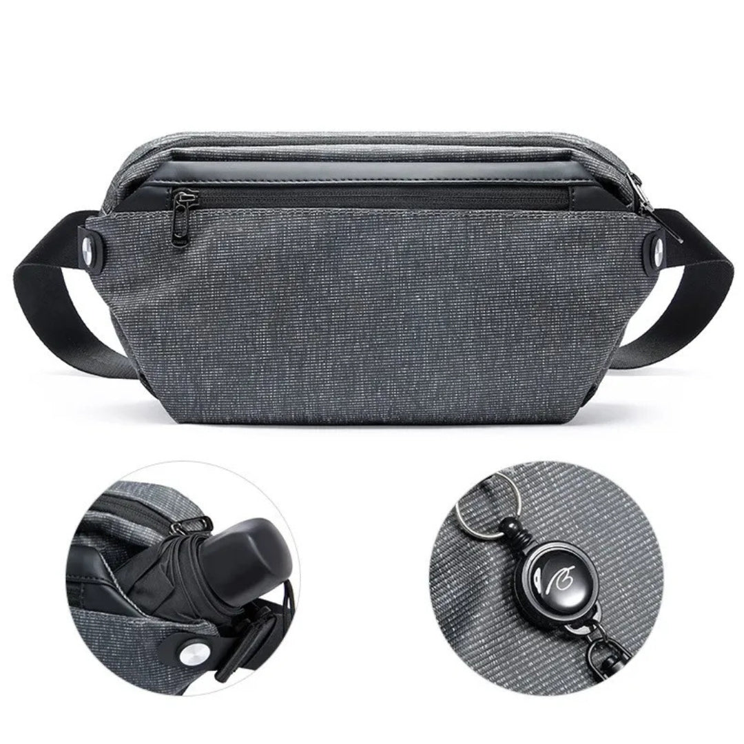 Umhängetasche für Herren ⎜ Sportliches Design mit Wasserabweisendem Material und Verstellbarem Schultergurt