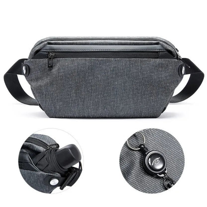 Umhängetasche für Herren ⎜ Sportliches Design mit Wasserabweisendem Material und Verstellbarem Schultergurt