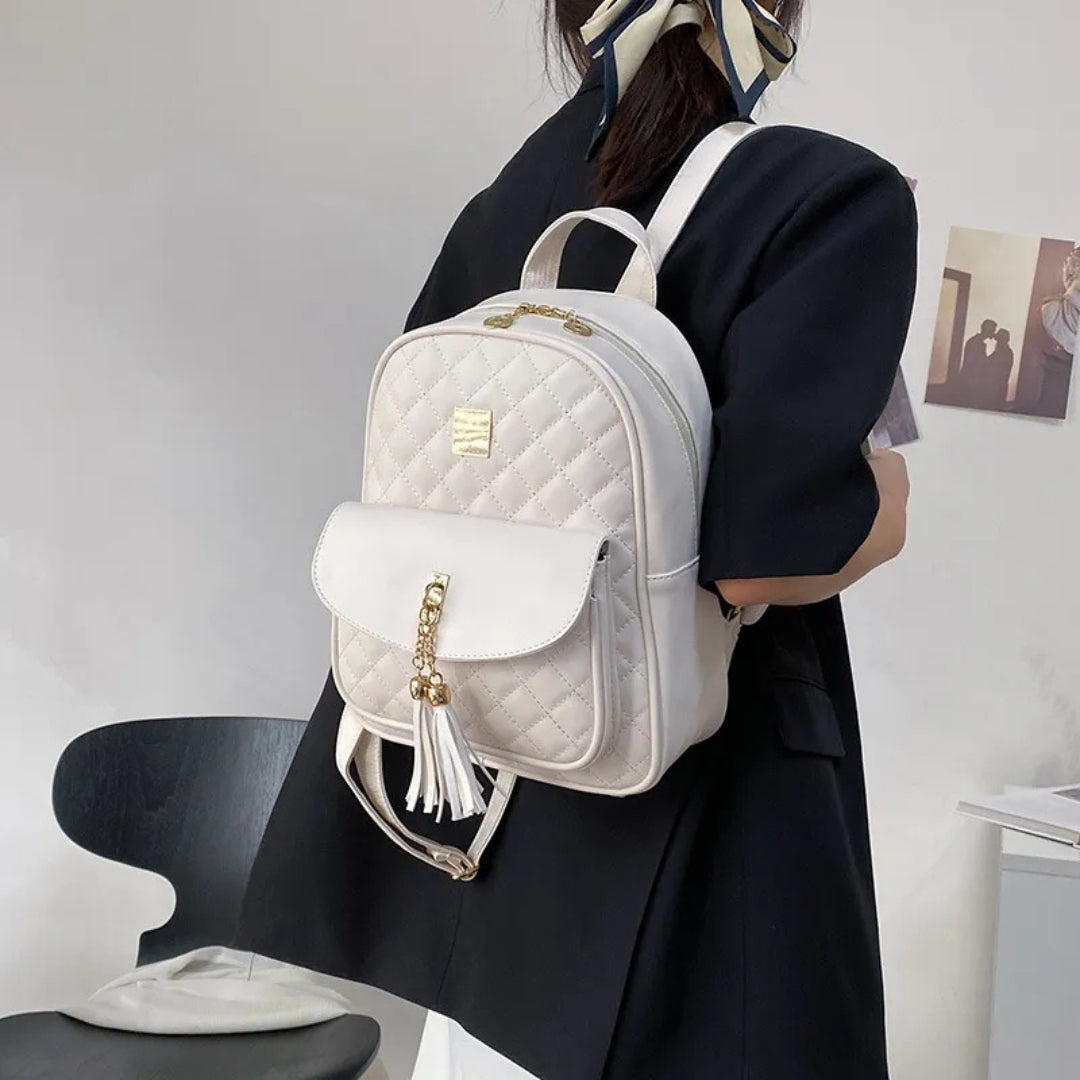 Damen Rucksack Set ⎜ Geräumiger Freizeit-Rucksack mit Tasche und Praktischen Fächern