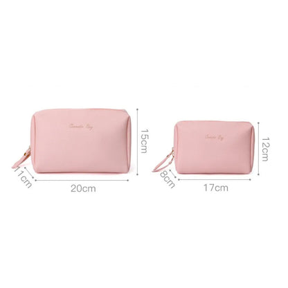 Kosmetiktasche für Damen ⎜ Wasserdichtes Design mit Großer Kapazität und Doppeltem Reißverschluss für Reisen