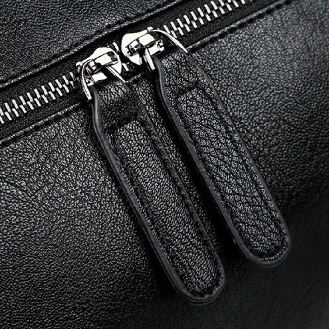 Reisetasche für Herren ⎜ Vintage Ledertasche mit großem Fassungsvermögen und abnehmbarem Schultergurt