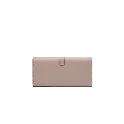 Damen Clutch mit Metallverschluss ⎜ Einfaches Tri-Fold Design in modernen Farben und sicherem Verschluss