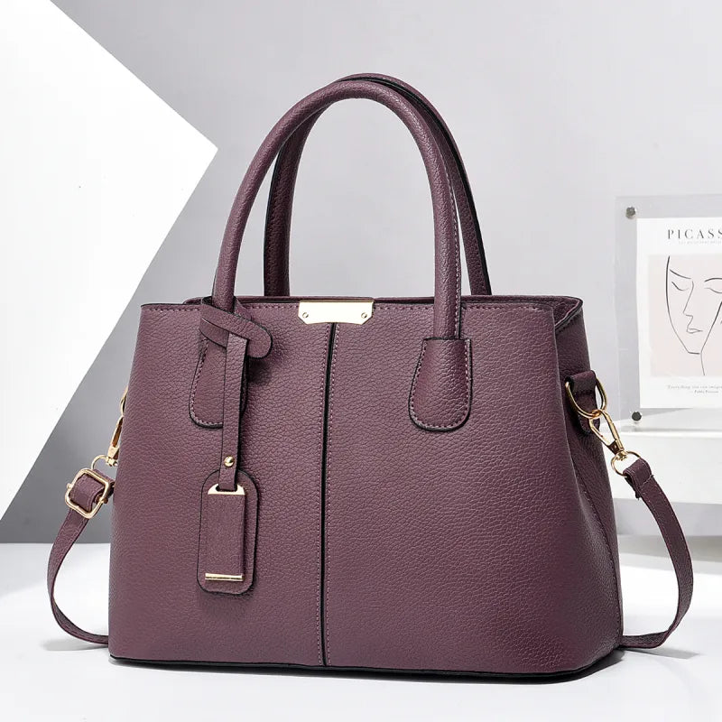 Damen Handtasche ⎜ Modische Tasche mit großem Stauraum
