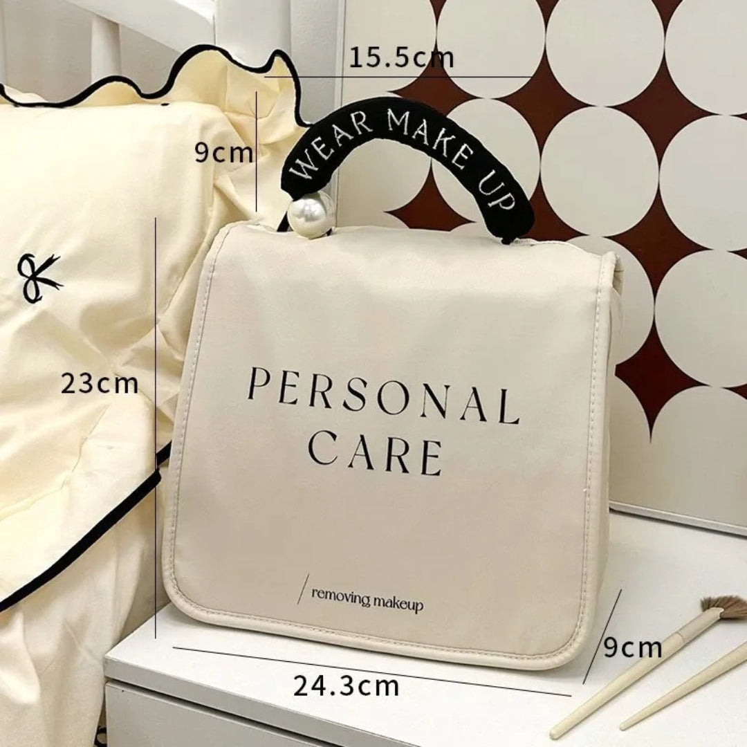 Kosmetiktasche für Damen ⎜ Wasserfestes Design mit Großer Kapazität und Haken Zum Aufhängen