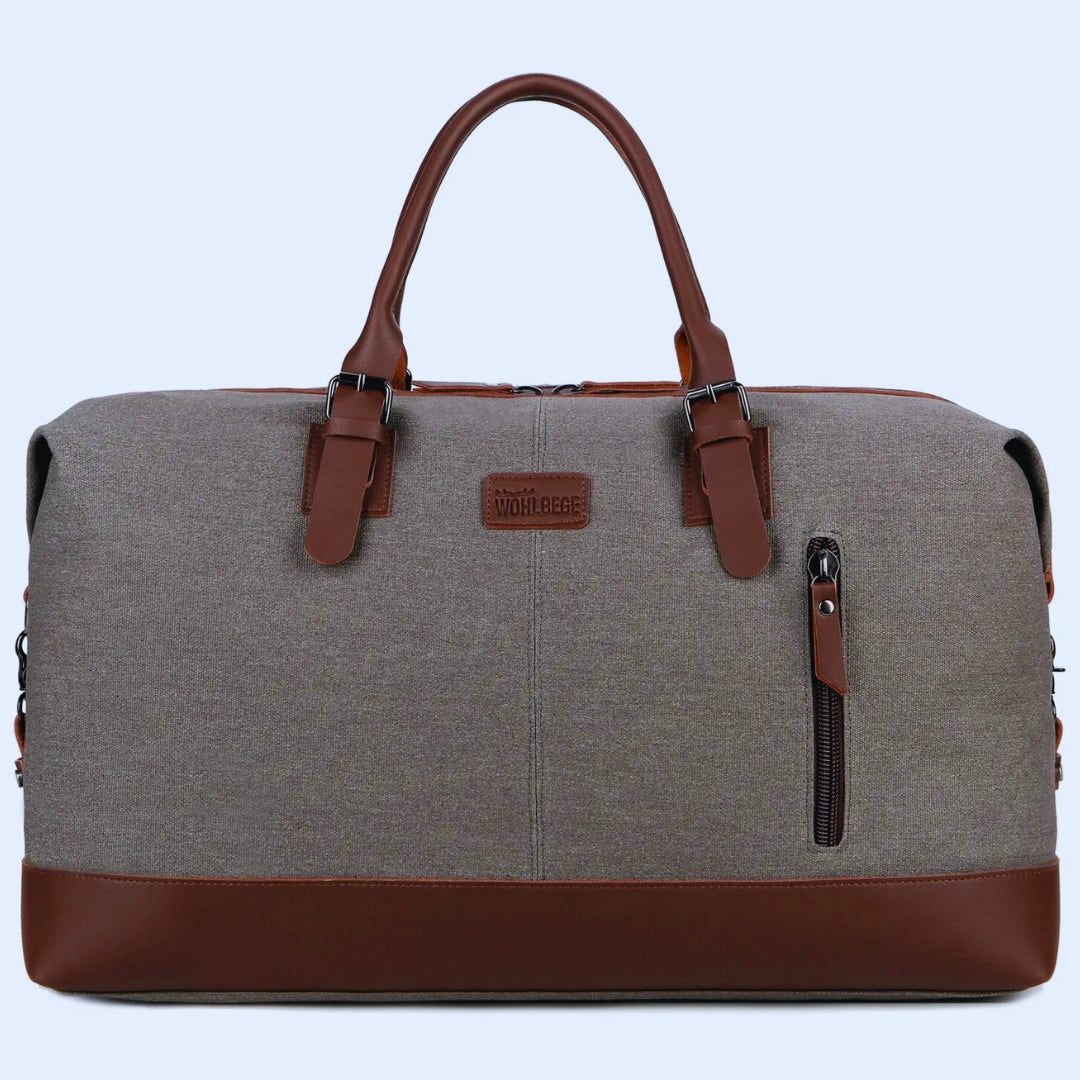 Reisetasche für Herren ⎜ Robuste Canvas-Tasche mit großem Fassungsvermögen für Sport und Outdoor