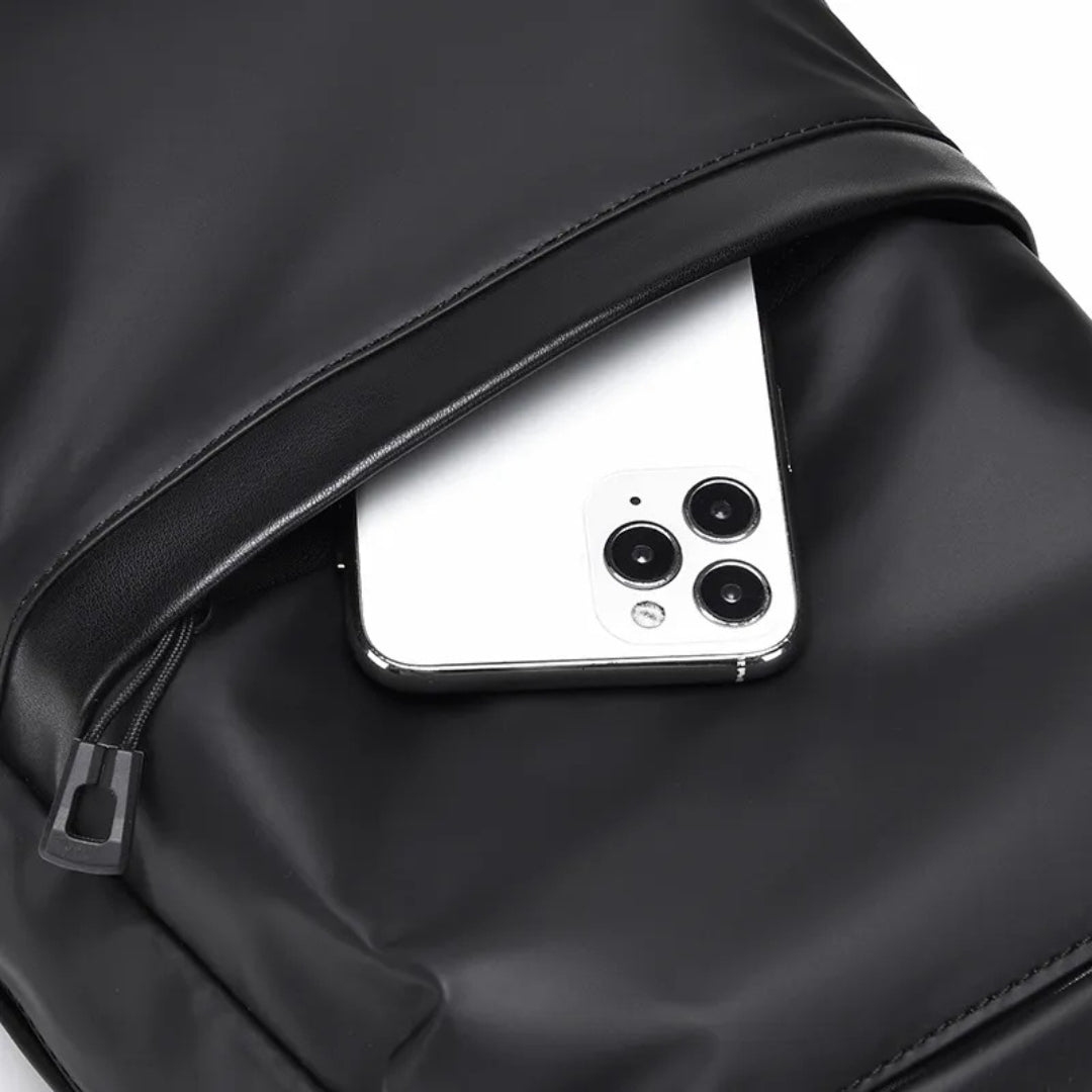 Brusttasche für Herren ⎜ Wasserabweisende Crossbody-Tasche mit Reißverschluss und Kompaktem Reisedesign