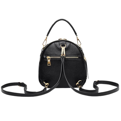 Leder Rucksack ⎜ Kompakter Träger mit verstellbaren Riemen