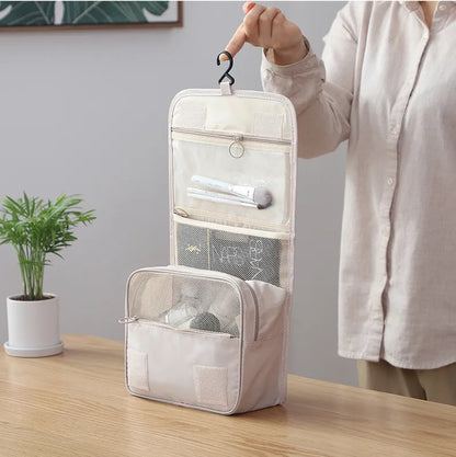 Kosmetiktasche für Reisen ⎜ Praktische Aufbewahrung mit großem Fassungsvermögen und Tragegriff