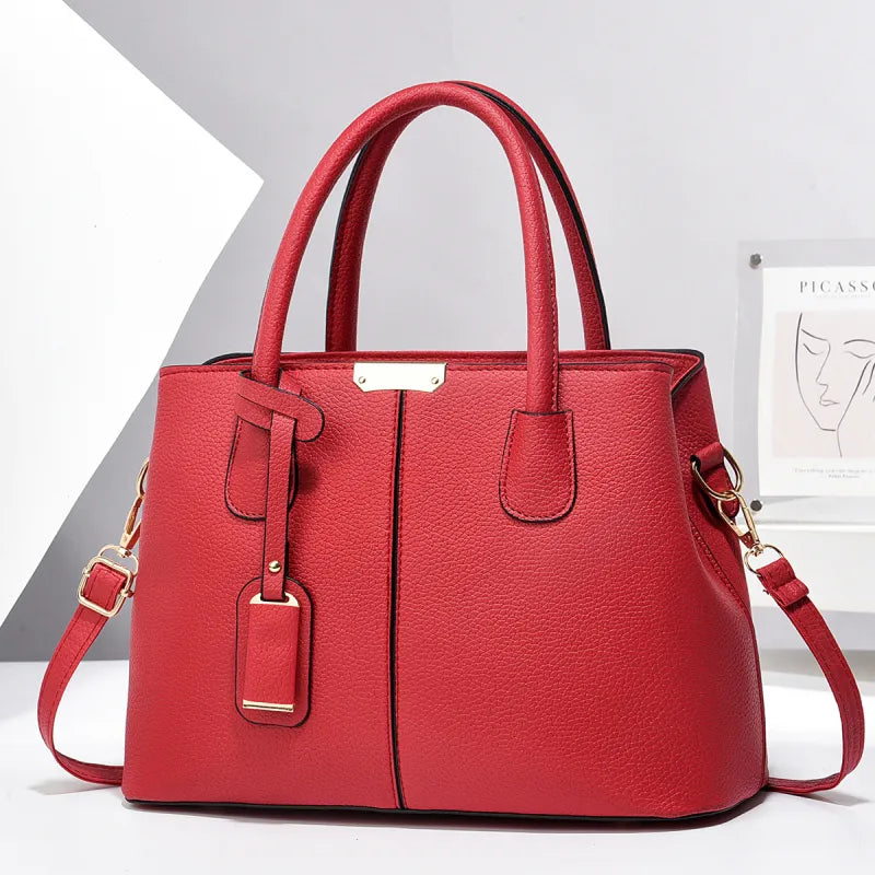 Damen Handtasche ⎜ Modische Tasche mit großem Stauraum