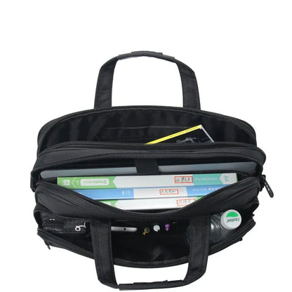 Laptoptasche für Herren ⎜ Wasserdichte Oxford-Aktentasche mit viel Stauraum und robuster Verarbeitung