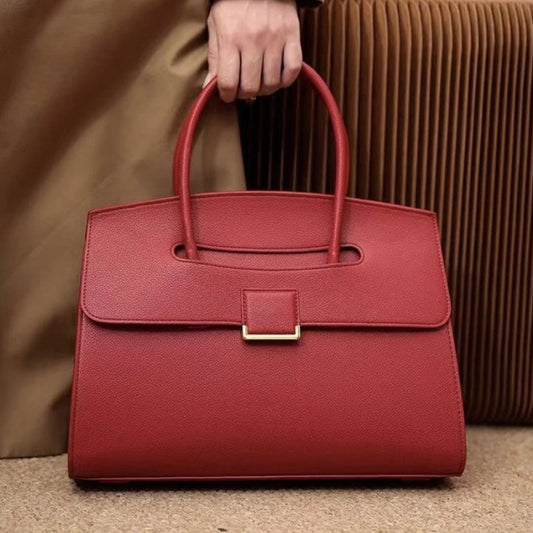 Elegante Umhängetasche für Damen ⎜ Große Handtasche mit praktischem Design und edlem Verschluss