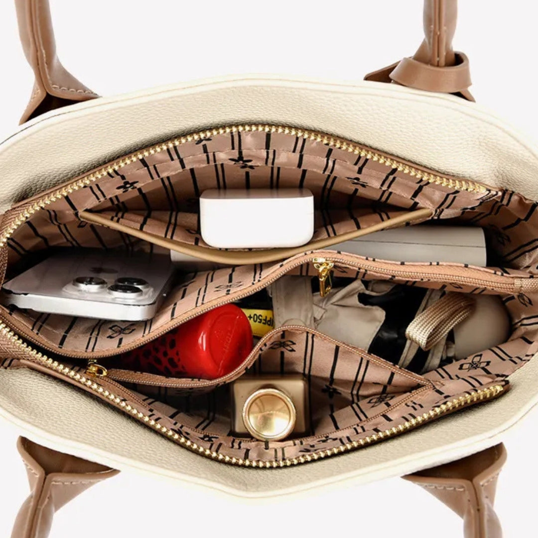 Elegante Kunstleder Handtasche ⎜ Vielseitig und Geräumig für den Alltag