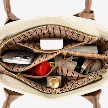 Elegante Kunstleder Handtasche ⎜ Vielseitig und Geräumig für den Alltag