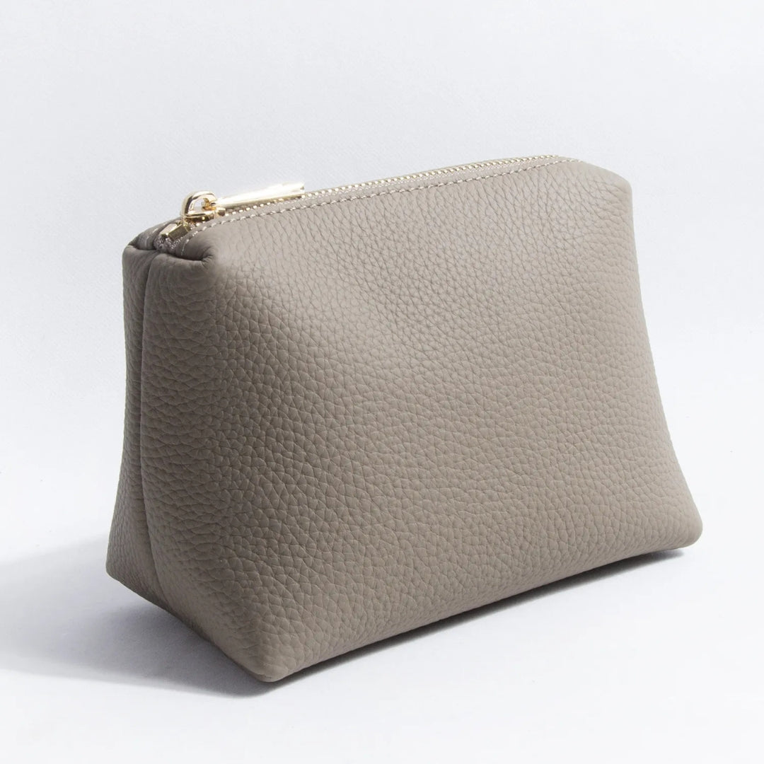Kosmetiktasche für Damen ⎜ Kompaktes Design aus Lederoptik mit Reißverschluss für Lippenstifte und Make-up