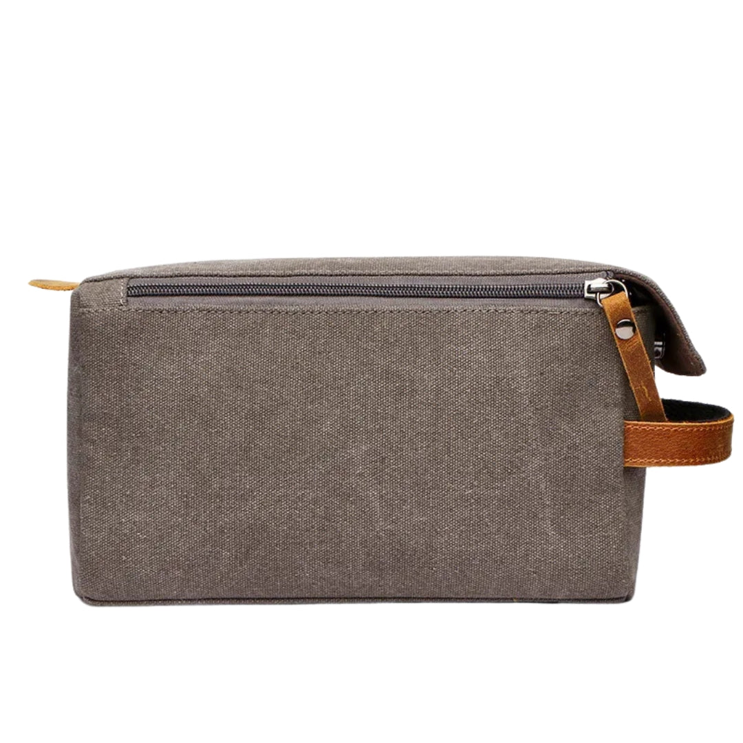 Kulturtasche für Herren ⎜ Robuste Reisetasche mit Großer Kapazität und Praktischem Reißverschlussfach