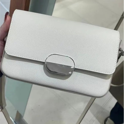 Schultertasche für Damen ⎜ Elegante Handtasche aus Kunstleder mit Verschluss