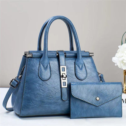 Handtasche mit Schulterriemen ⎜ Klassisches Design und großzügiger Stauraum für den Alltag