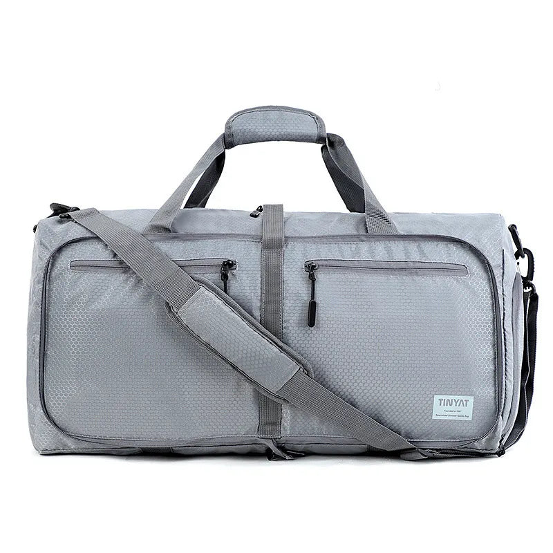 Reisetasche ⎜ Tragbare, faltbare Sporttasche mit großer Kapazität und praktischen Fächern