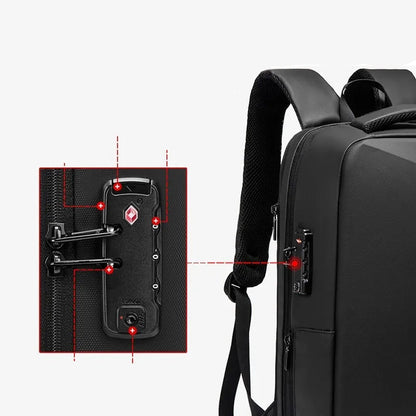 Business Rucksack für Herren ⎜ Sicherer und moderner Rucksack mit Schutz für Arbeit und Reisen