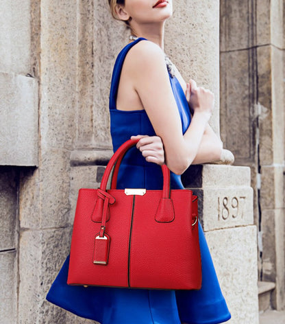 Damen Handtasche ⎜ Modische Tasche mit großem Stauraum