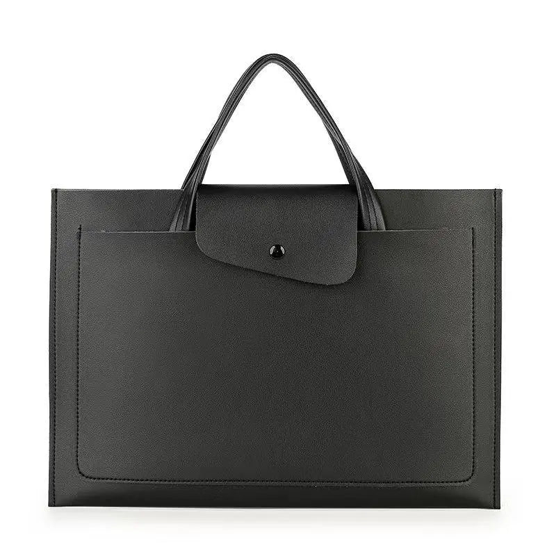 Leder Aktentasche für Damen ⎜ Elegante Umhängetasche mit Magnetverschluss und stilvollem Design