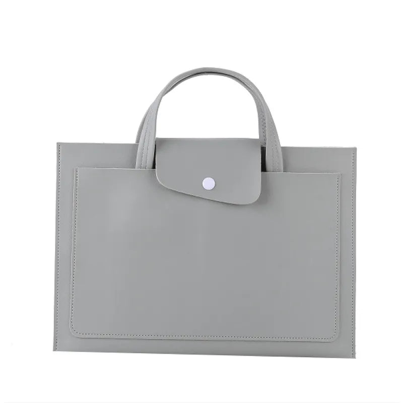 Leder Aktentasche für Damen ⎜ Elegante Umhängetasche mit Magnetverschluss und stilvollem Design