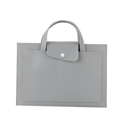 Leder Aktentasche für Damen ⎜ Elegante Umhängetasche mit Magnetverschluss und stilvollem Design