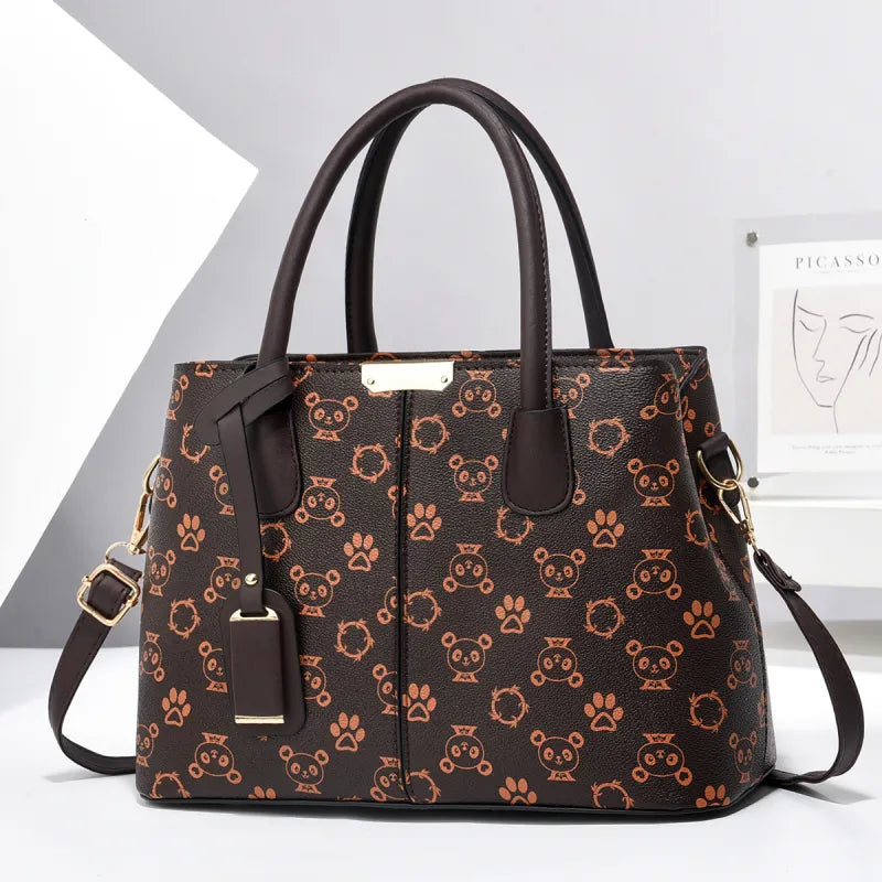 Damen Handtasche ⎜ Modische Tasche mit großem Stauraum