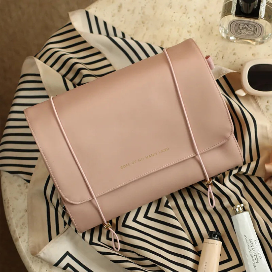 Kosmetiktasche für Damen ⎜ Umschlag-Design mit Großer Kapazität und Praktischem Reißverschluss für Unterwegs