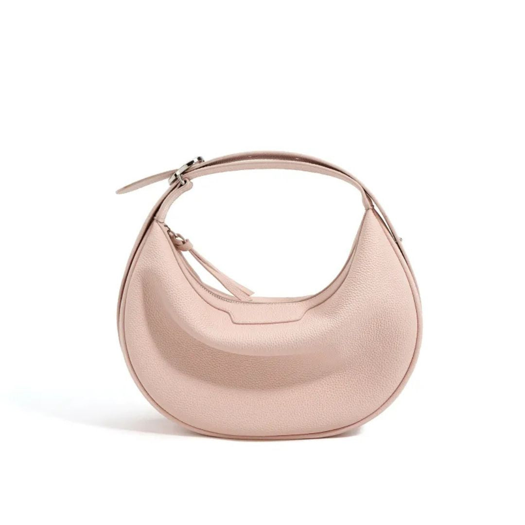 Hobo Tasche für Damen ⎜ Modische Umhängetasche aus hochwertigem Leder in zwei eleganten Farben