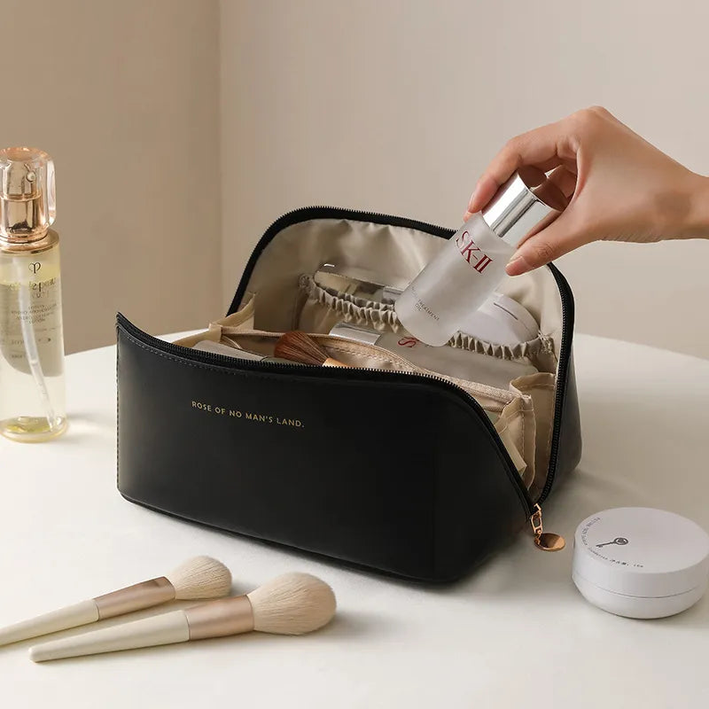 Kosmetiktasche für Damen ⎜ Elegantes Design mit großer Kapazität und praktischer Innenaufteilung
