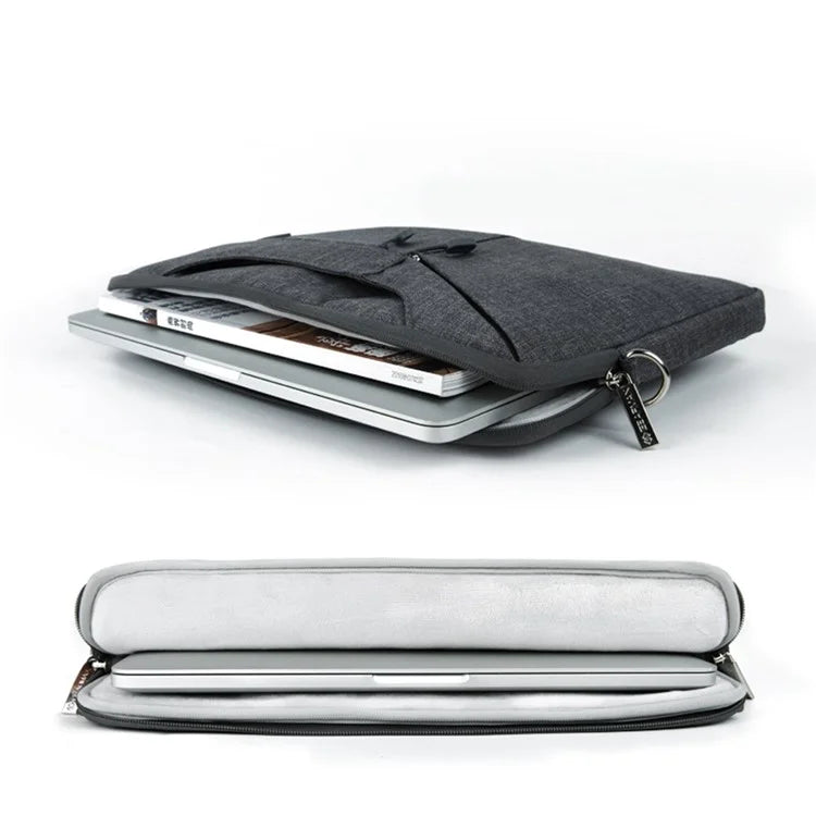 Laptop Tasche für Herren ⎜ Schlichte Umhängetasche mit zusätzlichem Frontfach für Business und Alltag