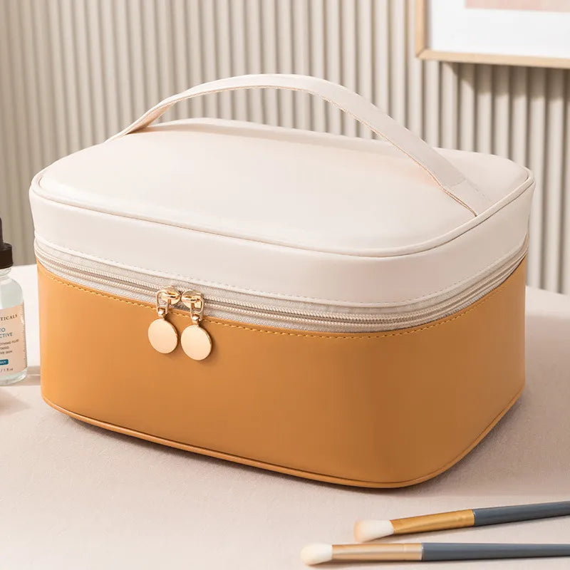 Kosmetiktasche für Damen ⎜ Multifunktionale Tasche mit großem Fassungsvermögen und wasserdichtem Material