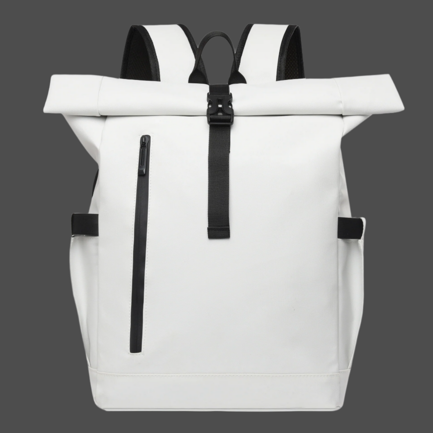 Rucksack für Herren ⎜ Leichter und wasserabweisender Tagesrucksack mit Rolltop für Reisen und Alltag