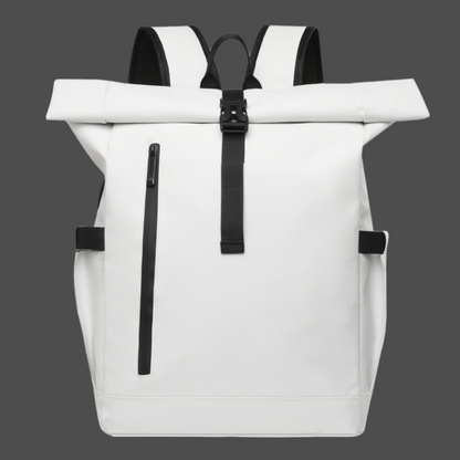 Rucksack für Herren ⎜ Leichter und wasserabweisender Tagesrucksack mit Rolltop für Reisen und Alltag