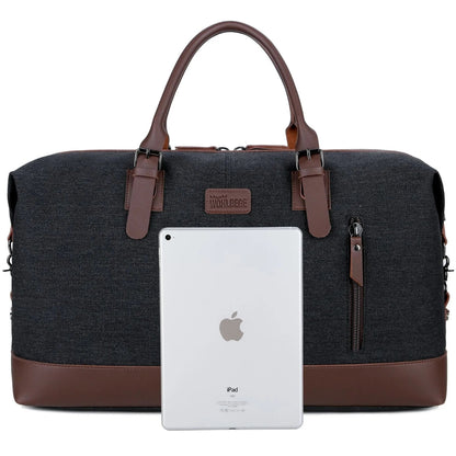 Reisetasche für Herren ⎜ Robuste Canvas-Tasche mit großem Fassungsvermögen für Sport und Outdoor
