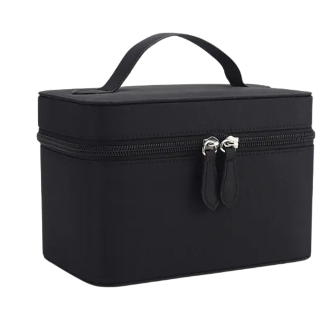 Kosmetiktasche für Damen ⎜ Wasserabweisendes Design mit Integriertem Spiegel und Praktischem Tragegriff