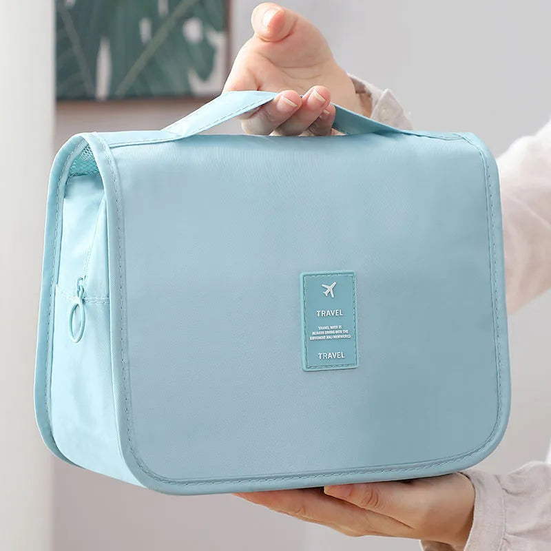 Kosmetiktasche für Reisen ⎜ Praktische Aufbewahrung mit großem Fassungsvermögen und Tragegriff