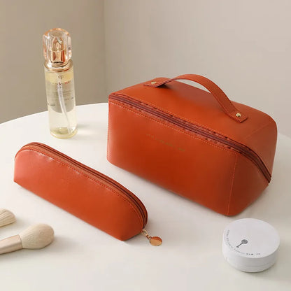 Kosmetiktasche für Damen ⎜ Elegantes Design mit großer Kapazität und praktischer Innenaufteilung