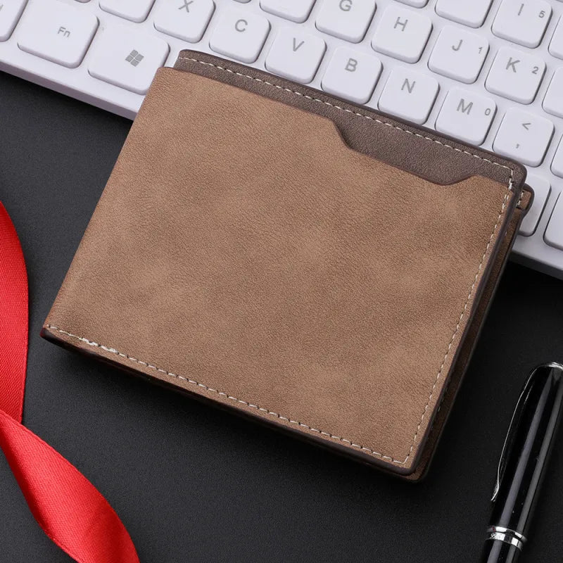 Klassische Geldbörse für Herren ⎜ Schlichtes Design mit mehreren Kartenfächern und Platz für Bargeld