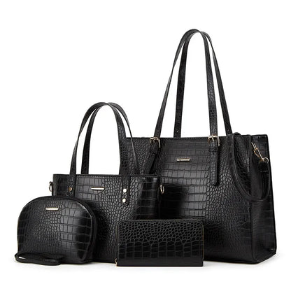 Handtaschen-Set für Damen ⎜ 4-teiliges Set mit eleganten Taschen für verschiedene Anlässe
