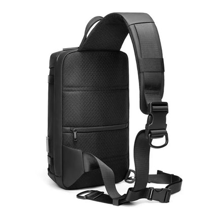 Umhängetasche für Herren ⎜ Wasserabweisende Crossbody-Tasche aus Oxford-Gewebe mit Verstellbarem Tragesystem