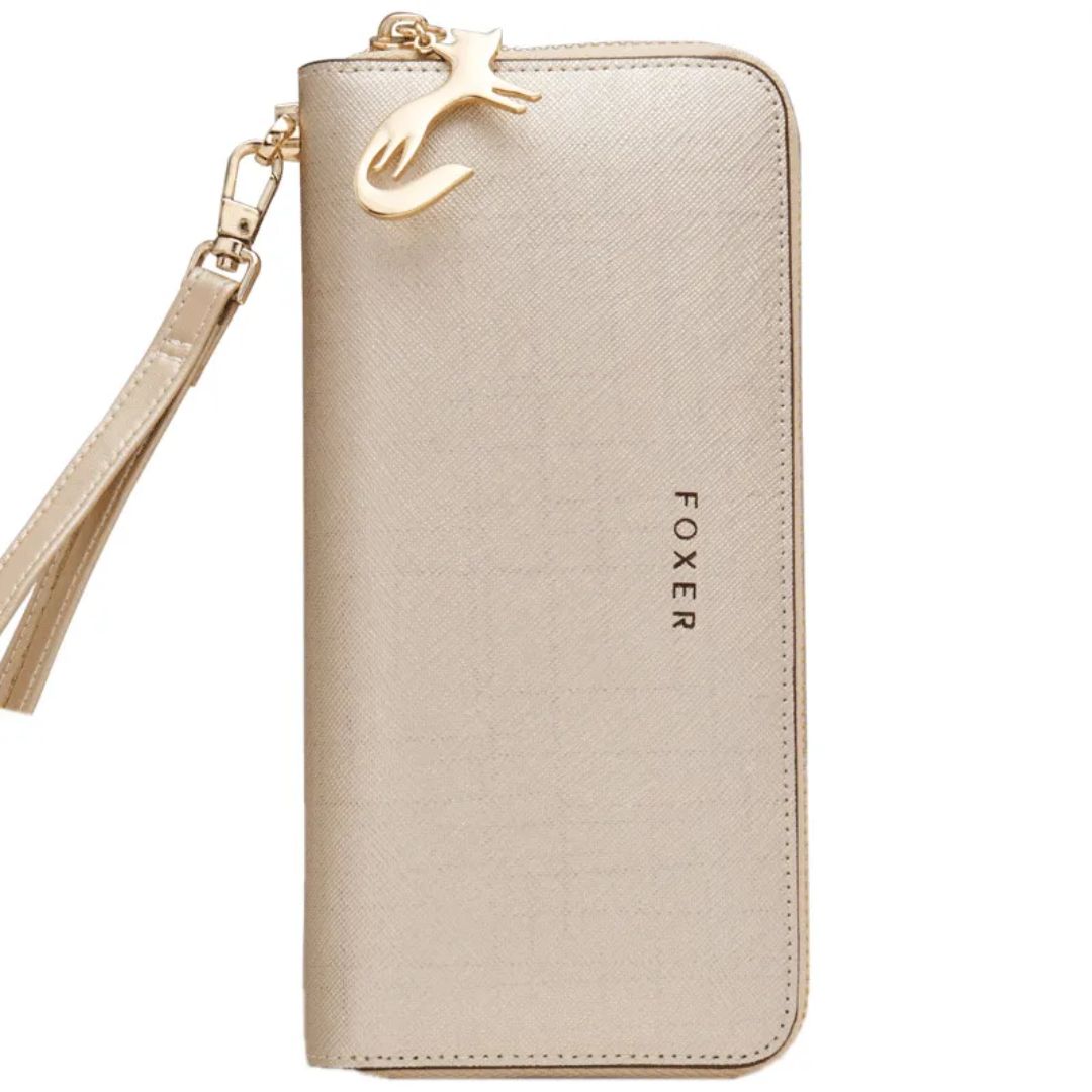Damen Clutch Geldbörse ⎜ Langbörse mit Münzfach und Kartenfächern