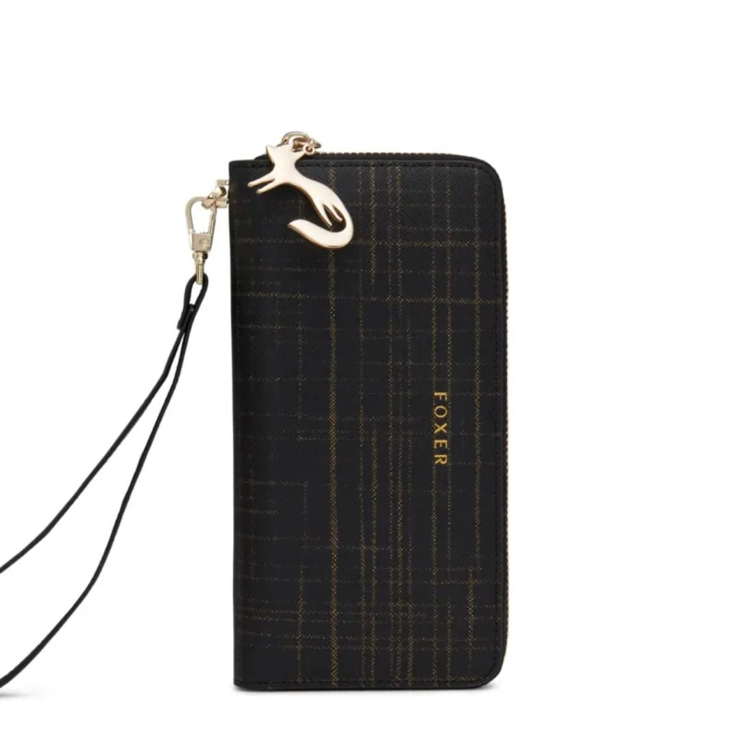 Damen Clutch Geldbörse ⎜ Langbörse mit Münzfach und Kartenfächern
